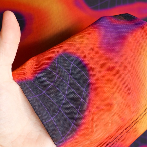 Poster Girl Heatmap Print Mesh Bodycon Cutout Mini Dress Size M - Picture 4 of 15